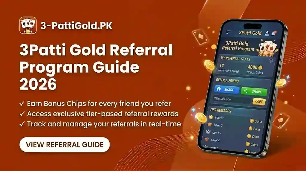 3Patti Gold Referral Program